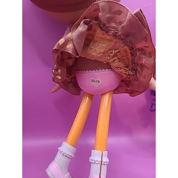 Lalaloopsy Lot x3 WAFFLE CONE DOLL COMPLETE Dress Neopolitan Full Size - Picture 10 of 13